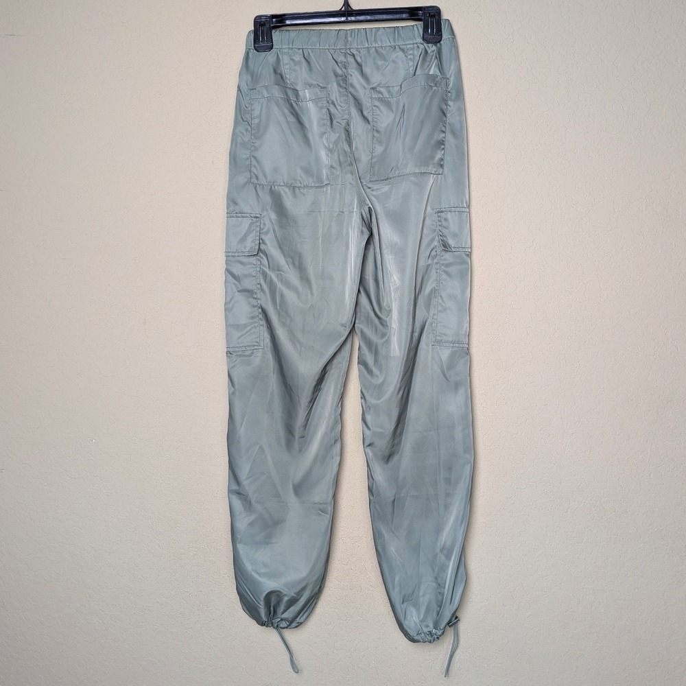 Pistola Cargo Jogger Pants XS Sage Green Drawstring Waist Utility Pockets Street - Picture 5 of 8